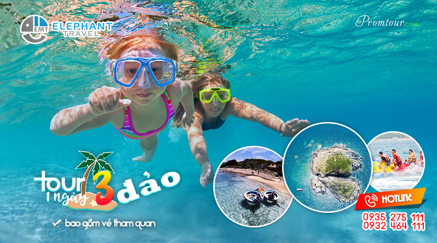 tour 3 dao nha trang